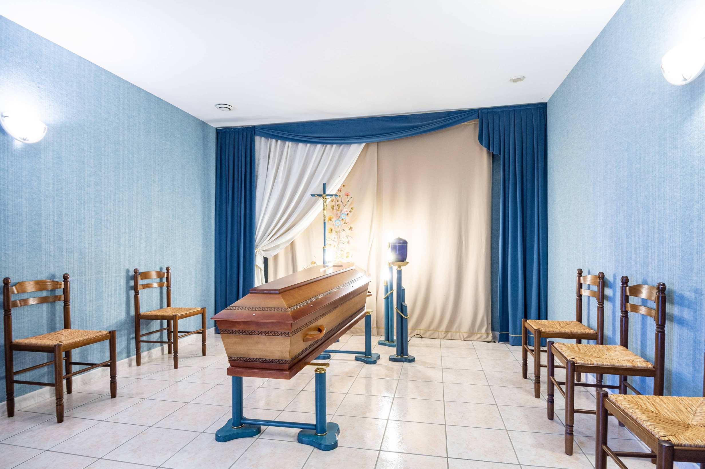 cercueil au chambre funeraire